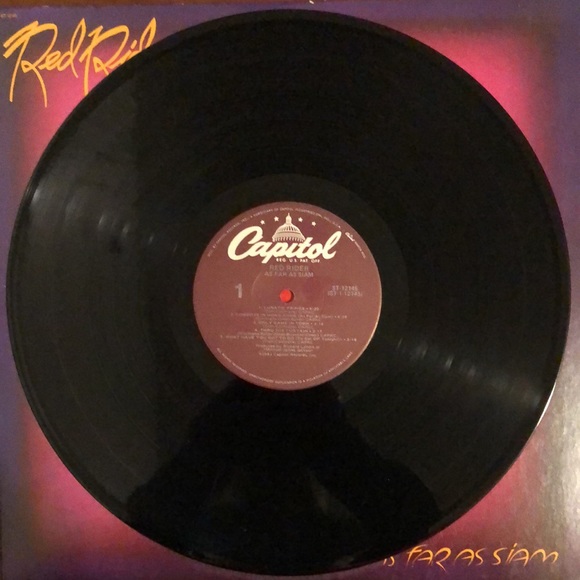 Red Rider As Far As Siam Vinyl Lp '81 - Picture 5 of 7